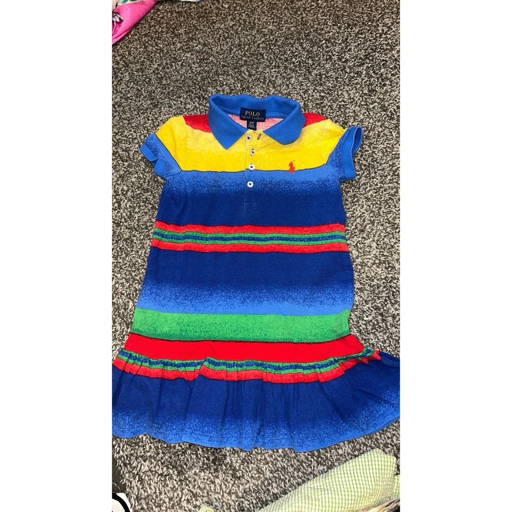 3T Primary Color Polo Ralph Lauren Dress